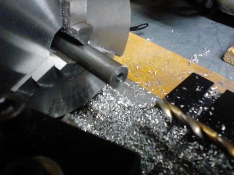Drilling a hole